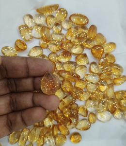 พลอยสีเหลืองมะนาวธรรมชาติจาก100% อัญมณีเจียระไนแบบหลวมจากผู้ผลิตอินเดียทำด้วยมือ - Product Image 2