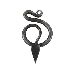 Broche médiévale faite main sur mesure, attache serpentine, épingle boucle bouclée, accessoire de costume historique en gros USA UE - Product Image 4