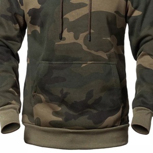 Sudaderas con capucha de camuflaje para hombre de algodón 100% personalizadas Nuevo diseño Bloque de color Estampado en contraste Mangas largas de moda SORRIES - Product Image 4