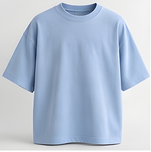 เสื้อยืดคอตตอนเฟรนช์เทอร์รี่ทรงโอเวอร์ไซส์ ผ้าถักหนา ทรงหลวม สตรีทแวร์ ยูนิเซ็กซ์ รับสกรีนโลโก้ ผลิตขายส่ง - Product Image 2