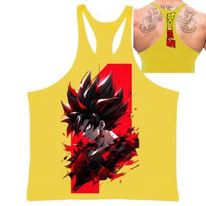 Débardeur d'été imprimé pour homme OEM ODM, en coton doux, pour la gym, l'entraînement, la musculation, le fitness, ou comme tenue décontractée de plage - Product Image 1