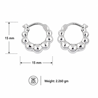Boucles d'oreilles créoles élégantes plaquées argent 925 pour femmes, bijoux de mode bohème, cadeau d'anniversaire parfait, style léger