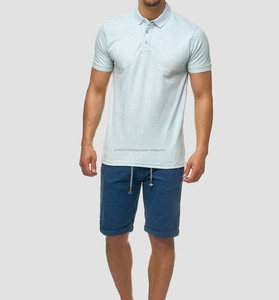 Chemise de golf personnalisée 100% coton polos de golf vierges pour hommes t-shirts polo avec impression graphique et logo brodé pour hommes à bas prix - Product Image 1