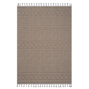 Set di Tappeti Geometrici Mocha 6X9 per Interni/Esterni - Product Image 1