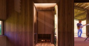 Villa prefabricada de 20 pies con techo de paja, dormitorio, invernadero de contenedor de 40 pies diseñado a medida, vistas panorámicas, 20m2, moderna y ecológica. - Product Image 3