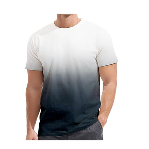 เสื้อยืดลำลองผลิตจากโรงงานโดยตรง ผ้าฝ้าย 100% เสื้อยืดผู้ชายยอดนิยม เสื้อยืดสตรีทแวร์สำหรับผู้ชาย - Product Image 5