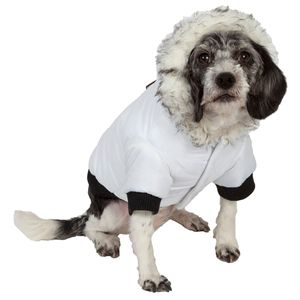 Cappotto Parka Elegante per Animali Domestici Aspen Winter White, Abbigliamento Alla Moda per Animali - Product Image 2