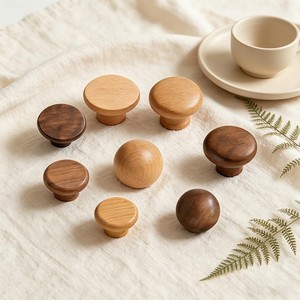 Premium Handmade Drawer Pull Natural Oak Cupboard <b>Knob</b> Elegant Minimal <b>Furniture</b> <b>Handle</b> Wooden Contemporary Pull <b>Knob</b> - Product Image 5