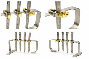 เครื่องวัดความโค้งจมูก SIMAECO Davis Nasal Projectometer สำหรับศัลยกรรมตกแต่งจมูก ผลิตจากสแตนเลสเกรดผ่าตัด ใช้ซ้ำได้ ได้รับมาตรฐาน OEM CE ISO Class I - Product Image 6