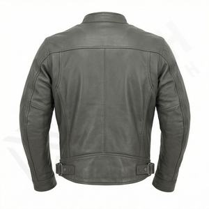 Chaqueta de Motociclista de Cuero Genuino para Hombre de la Mejor Calidad, Nueva Colección de Invierno, Chaquetas de Motocicleta con Protecciones Desmontables Personalizadas - Product Image 2