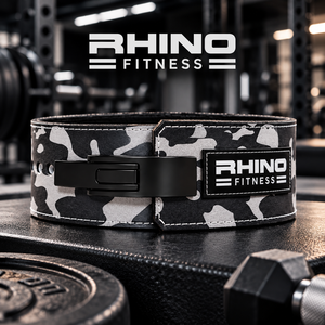 RHINO FITNESS Camo Neoprene Wrap-around Weightlifting <b>Waist</b> <b>Cincher</b> <b>Belt</b> with Lumbar Support Adjustable Quick Release Buckle - Product Image 3