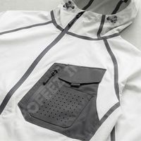 Veste de ski d'hiver de qualité supérieure unisexe coupe-vent respirante imperméable avec fermeture éclair, manteau de snowboard écologique, vente en gros OEM direct usine