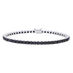 Bracelet de tennis en or 14 carats Everyday Elegance avec diamants scintillants de 7.8 carats - Product Image 1