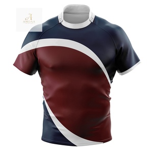 เสื้อรักบี้พิมพ์ลายแบบ Sublimation รุ่นใหม่ล่าสุด ปี 2025 สินค้าขายดี เสื้อรักบี้สำหรับผู้ชาย รับผลิตแบบ OEM ODM - Product Image 1
