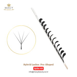 Pestañas Híbridas Preformadas Spike 4D, MACY BEAUTY KOREA, Extensiones de Pestañas Premium al por Mayor, Pestañas Personalizadas con Marca Privada - Product Image 3