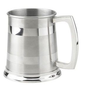 Taza de Acero Inoxidable con Forma de Lata y Logotipo Personalizado, Taza de Cerveza de Metal Acanalado Retro, Vaso de Café Vintage para Camping - Product Image 2
