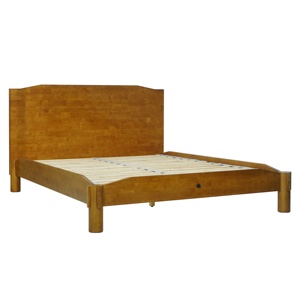 OEM/ODM Wooden Beds <b>Frame</b> with Japanese Joinery Tool-free Design Modern Minimalist Rubberwood Bed Vietnam Furniture Manufacturer - Product Image 2