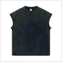 Tank Top Pria Tanpa Lengan Rajutan Katun 100% Ramah Lingkungan, Bernapas, Kasual, Grosir, Logo Custom Olahraga Gym Tiki Taka Sports
