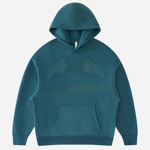 เสื้อฮู้ดลำลองผู้ชาย MIRAS INDUSTRY แบบสวมหัว มีกระเป๋าจิงโจ้  พร้อมโลโก้ตัวอักษรปักด้านหน้า - Product Image 1