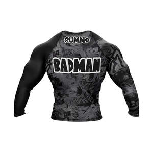 Jiu Jitsu No Gi Rashguard Spandex/Polyester <b>Long</b> & Short <b>Sleeves</b> Latest 2024 Design Pakistan - Product Image 2
