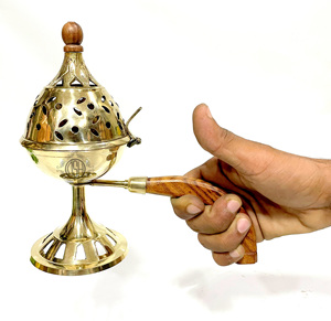 Quemador de Incienso de Venta Directa de Fábrica, Decoración para el Hogar, Soporte Automático para Incienso Bakhoor con Asa - Product Image 2