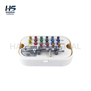 Kit d'implants dentaires professionnels, ensemble complet d'outils pour la chirurgie implantaire, instruments médicaux de haute précision, acier inoxydable. - Product Image 3