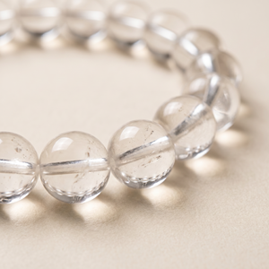 Natural Clear Quartz 8mm Round Gemstone <b>Stretch</b> <b>Bracelet</b> Crystal Beaded <b>Bracelet</b> Wholesale Supply - Product Image 5
