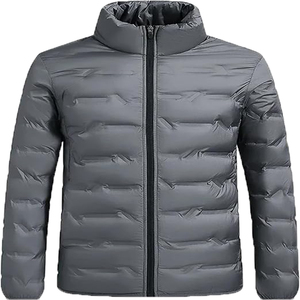 Veste polaire à capuche unisexe 100% coton, couleur unie, coupe régulière, coupe-vent, vêtements décontractés de printemps, broderie, impression numérique - Product Image 5