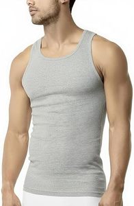 Custom <b>Mens</b> Breathable Knitted 100% Cotton <b>Cropped</b> Tank <b>Top</b> | OEM/ODM Private Label Apparel <b>for</b> Gym Fitness Training - Product Image 4