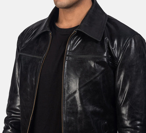 แจ็คเก็ตยีนส์คอตั้งแบบลำลองสำหรับฤดูหนาว 男女兼用 กันน้ำ กันลม ราคาโรงงาน มีโลโก้ด้านหน้า เหมาะสำหรับขี่มอเตอร์ไซค์ - Product Image 6