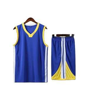 Ensemble de maillots de basket-ball respirants, légers et durables de haute qualité, unisexe, pour équipe de club, uniformes d'entraînement professionnels, imprimés, à manches courtes - Product Image 5