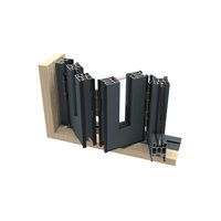 Sistema de Puerta Plegable Corredera Alemana Serie 80, Perfil de Aluminio 6063 T5, Perfiles de Aluminio de Lujo con Recubrimiento en Polvo de Alta Resistencia