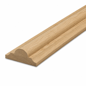 Moulures décoratives en bois de chêne blanc massif pour armoires de cuisine, meubles, moulures en bois massif - Product Image 1