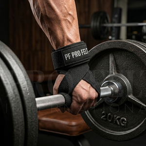 Sangles de levage rembourrées pour le soutien des poignets, pour la musculation, la force athlétique et l'entraînement en salle de sport, par un fabricant d'équipements de fitness - Product Image 3