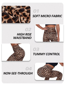 Leggings de Cintura Alta con Control de Abdomen y Bolsillos, Ropa Deportiva sin Costuras para Gimnasio y Yoga, para Mujer, Venta al Por Mayor - Product Image 4