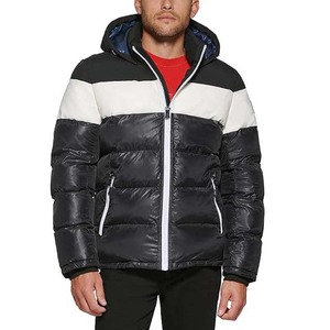 Veste matelassée unisexe de haute qualité 2025 personnalisée en toile, réversible, grande taille, chaude pour l'hiver, confortable, coupe-vent et résistante au froid - Product Image 1