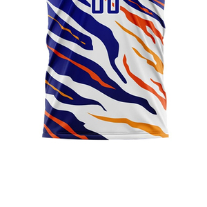Proveedor de Ropa Deportiva de Poliéster Elástico para Camisetas de Fútbol, Fabricante de Camisetas de Fútbol con Diseño de Cuello Redondo Personalizadas - Product Image 5