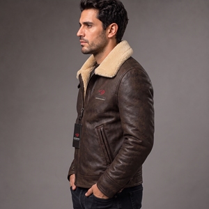 Chaqueta de cuero versátil para hombre con diseño elegante, construcción duradera y cómoda para usar todo el día en estilos de vida activos. - Product Image 6