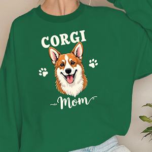 Sudaderas de mujer CORGI Mom con estampado de pata - Product Image 1