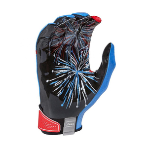New Style Custom Free Sample American Football Receiver Gloves Synthetic Leather Grippy Palm Outdoor High Quality for Men - Product Image 4