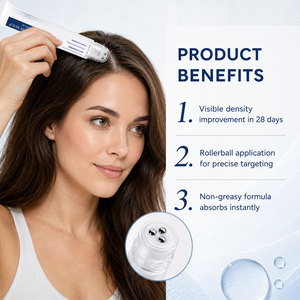 Sérum capillaire aux peptides 2% Biotine Exosome pour la densité et le volume des cheveux, stimulant la croissance capillaire pour tous types de cheveux 20ml - Product Image 2