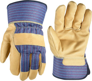Guantes de Seguridad de Cuero de Alta Calidad AL-IMRAN INDUSTRIES, Logotipo Personalizado OEM, Anti-Corte, Uso Industrial y de Construcción, Venta al Por Mayor - Product Image 1