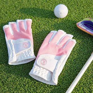 Guantes de Golf sin Dedos para Mujer, Transpirables, Ligeros, para un Agarre Estable y Control - Product Image 4