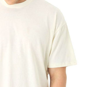 Camiseta de Felpa Francesa para Hombre, Corte Cuadrado, Ecológica, Personalizada, 100% Algodón Orgánico, 300 g/m², Ligera, Talla Grande - Product Image 5