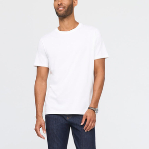 Camisetas de Primera Calidad con Logotipo Personalizado, Ligeras, 100% Algodón, Transpirables, para Hombre, Camisetas Lisas de Algodón Lavado - Product Image 4