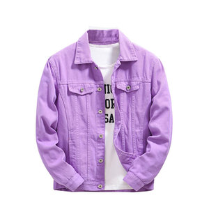 Chaqueta de Mezclilla con Capucha Ecológica de Último Estilo para Hombre, Mangas Largas, Servicio OEM para Grandes Cantidades - Product Image 1