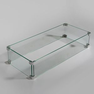 Vetro GL5101 protezione del vento per il fuoco pozzi parabrezza per le caratteristiche del fuoco all'aperto - Product Image 5