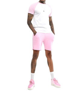 Conjuntos de Shorts para Mujer de Algodón y Poliéster al por Mayor con Diseño Tie Dye, Conjuntos de Camisa y Shorts Transpirables para Hombre de Secado Rápido - Product Image 1