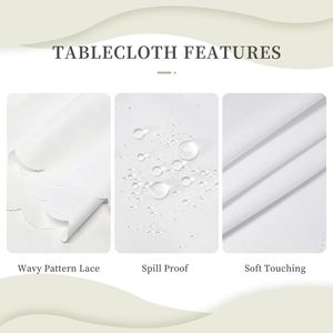Luxury Watercolor Leaves Rectangle Tablecloth Floral Design Dining <b>Table</b> <b>Cover</b> for Home Kitchen Restaurant or Party Use - Product Image 4