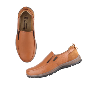 Chaussures décontractées contemporaines Elephant Tan pour hommes, élégantes, à lacets, confortables pour la marche quotidienne, chaussures de mode. - Product Image 2